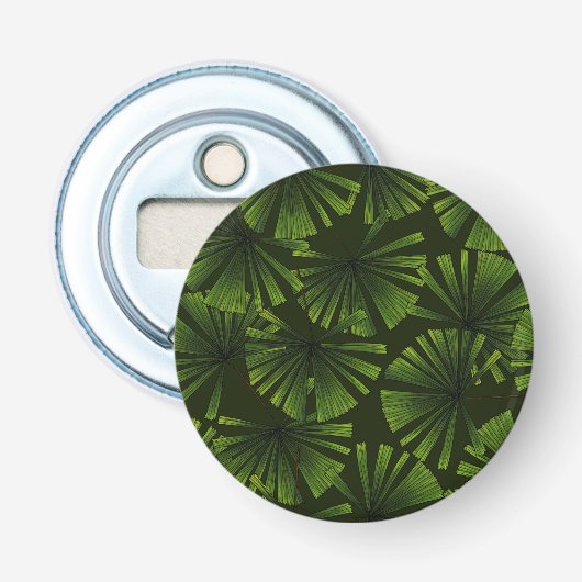 Palmbladeren Button Flesopener (Voorkant)