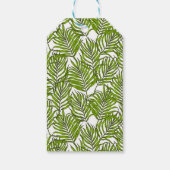 Palmbladeren Cadeaulabel (Achterkant)