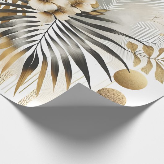 Palmbladeren Cadeaupapier (Hoek)