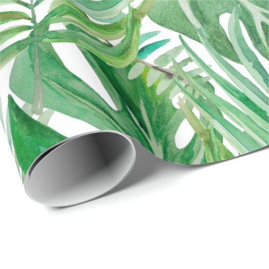 Palmbladeren Cadeaupapier (Rol Hoek)