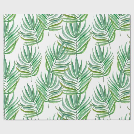Palmbladeren Cadeaupapier (Vlak)