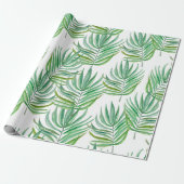Palmbladeren Cadeaupapier (Uitgerold)