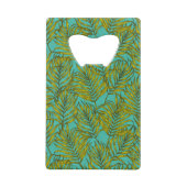 Palmbladeren Creditkaart Flessenopener (Achterkant)