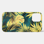 Palmbladeren: donker tropisch Case-Mate iPhone case (Achterkant (horizontaal))