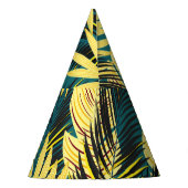 Palmbladeren: donker tropisch feesthoedjes (Achterkant)