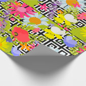 Palmbladeren en -bloemen cadeaupapier