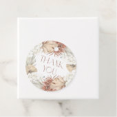 Palmbladeren en Orchideeën Krans Boho Bruidsdouche Bedankjes Labels (In situ)