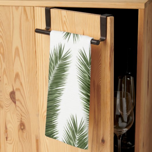 Palmbladeren Finesse Patroon 1 Theedoek (Derde Gevouwen)