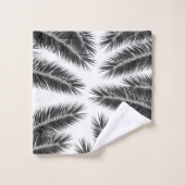 Palmbladeren Finesse Patroon 2 Bad Handdoek (Wasdoekje)