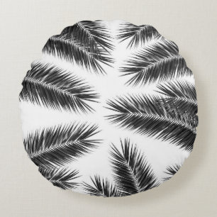 Palmbladeren Finesse Patroon 2 Rond Kussen