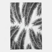 Palmbladeren Finesse Patroon 2 Theedoek (Verticaal)