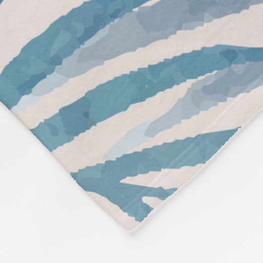 Palmbladeren Fleece Deken (Hoek)