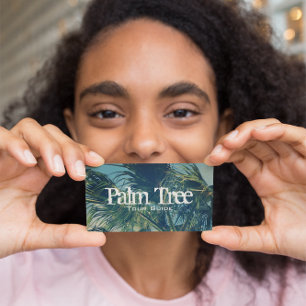 Palmbladeren Foto Visitekaartje