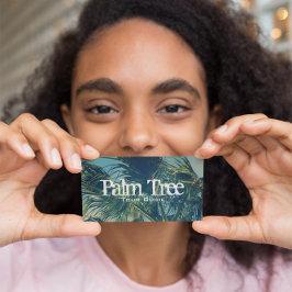 Palmbladeren Foto Visitekaartje