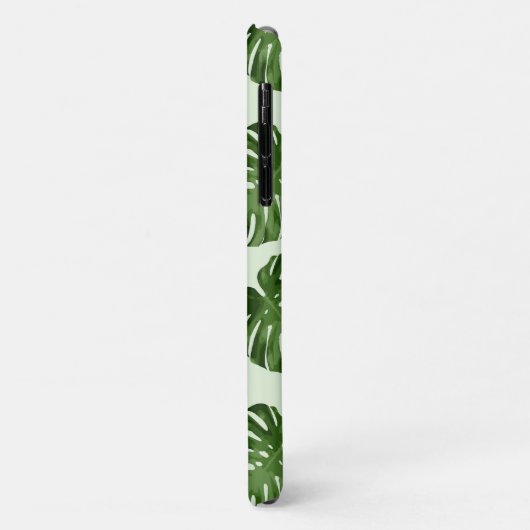 Palmbladeren, groene bladeren, tropisch patroon Case-Mate iPhone case (Achterkant/links)