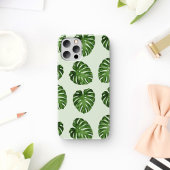 Palmbladeren, groene bladeren, tropisch patroon Case-Mate iPhone case
