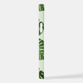 Palmbladeren, groene bladeren, tropisch patroon iPhone hoesje (Rechterkant)