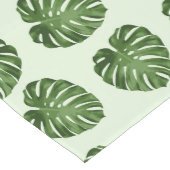 Palmbladeren, groene bladeren, tropisch patroon medium tafelloper (Hoek)