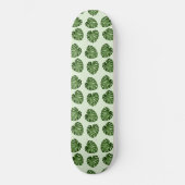 Palmbladeren, groene bladeren, tropisch patroon persoonlijk skateboard (Voorkant)