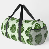 Palmbladeren, groene bladeren, tropisch patroon plunjezak (Rechterhoek)