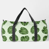 Palmbladeren, groene bladeren, tropisch patroon plunjezak (Achterkant)