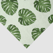 Palmbladeren, groene bladeren, tropisch patroon tissuepapier (Detail)