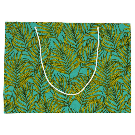 Palmbladeren Groot Cadeauzakje (Achterkant)