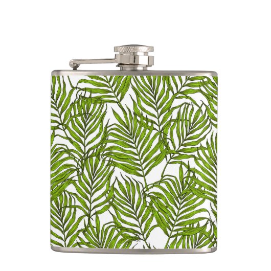 Palmbladeren Heupfles (Voorkant)