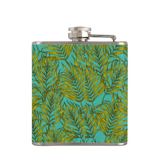 Palmbladeren Heupfles (Achterkant)