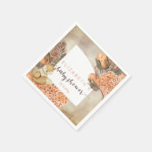 Palmbladeren | Hydrangea Blooms Girl Baby shower N Servet (Hoek)