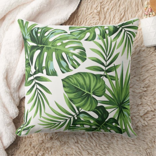 Palmbladeren Kussen (Deken)