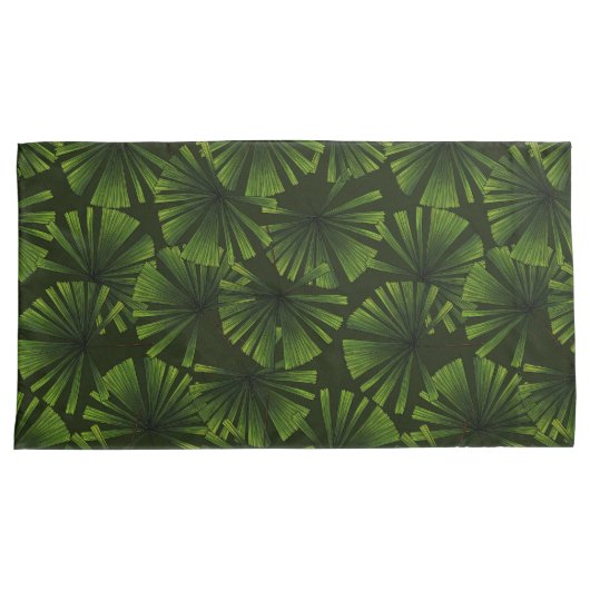 Palmbladeren Kussensloop (Voorkant-Rechts)