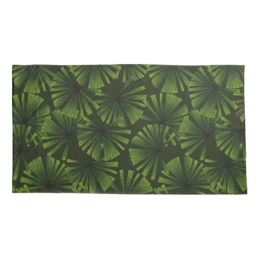 Palmbladeren Kussensloop (Achterkant-Links)