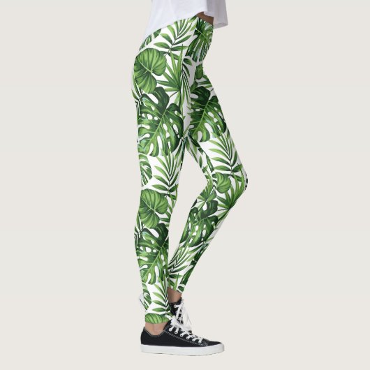 Palmbladeren Leggings (Rechts)