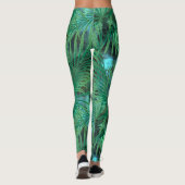 Palmbladeren Leggings (Achterkant)