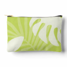 Palmbladeren Lime Green Pouch