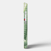 Palmbladeren met blauwe vogel Case-Mate iPhone case (Achterkant / Links)