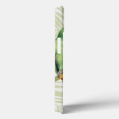 Palmbladeren met een groene vogel Case-Mate iPhone case (Achterkant / Rechts)