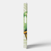 Palmbladeren met groene vogel Case-Mate iPhone case (Achterkant / Rechts)