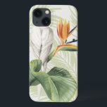 Palmbladeren met witte vogel iPhone 13 hoesje<br><div class="desc">"Avian Paradise II" door Grace Popp. Palmbladeren met witte tropische vogel. | 157016 GG</div>