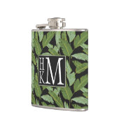 Palmbladeren | Monogram Heupfles (Links)