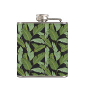 Palmbladeren | Monogram Heupfles (Achterkant)