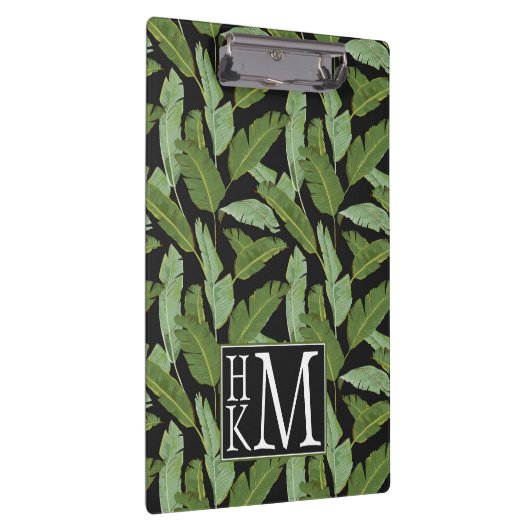 Palmbladeren | Monogram Klembord (Rechts)