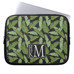Palmbladeren Monogram Laptop Sleeve