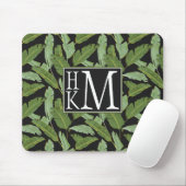 Palmbladeren | Monogram Muismat (Met muis)