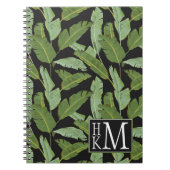 Palmbladeren | Monogram Notitieboek (Voorkant)
