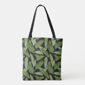 Palmbladeren | Monogram Tote Bag (Achterkant)