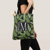 Palmbladeren | Monogram Tote Bag (Dichtbij)
