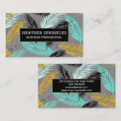 Palmbladeren | Natuurlijk Visitekaartje (Voorkant / Achterkant)