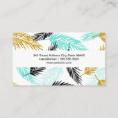 Palmbladeren | Natuurlijk Visitekaartje (Achterkant)